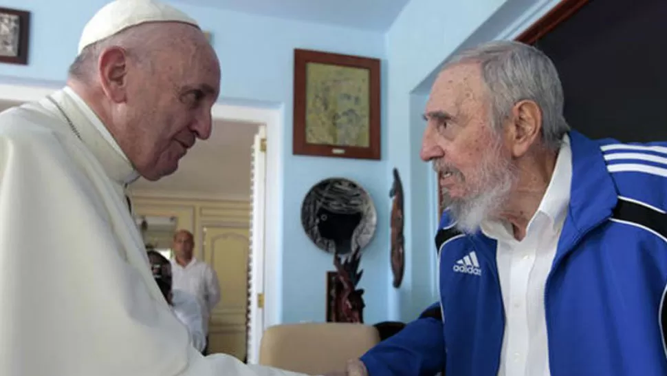 El Papa Francisco expresó sus condolencias por la muerte de Fidel Castro