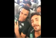 Video: estamos llegando a Colombia, dijo un jugador de Chapecoense antes del accidente