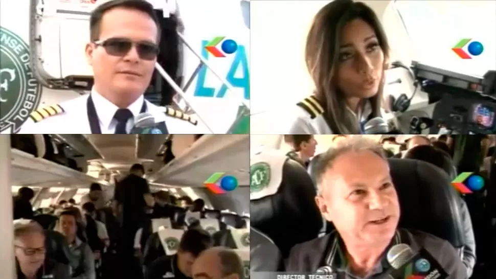 Video: la última entrevista a Chapecoense a bordo del avión