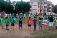 Niños tucumanos también le hicieron un homenaje a los jugadores del Chapecoense
