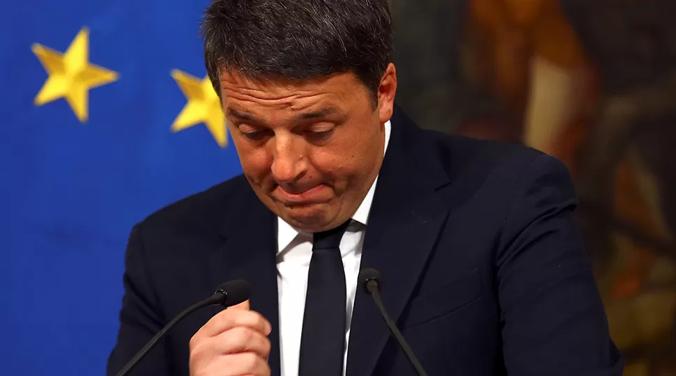 CONFERENCIA. El primer ministro de Italia, Matteo Renzi. FOTO DE REUTERS.