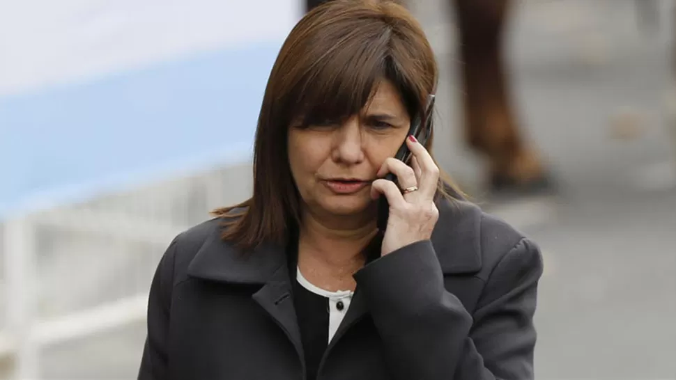 PATRICIA BULLRICH. Ministra de Seguridad de la Nación. FOTO TOMADA DE LANACION.COM.AR