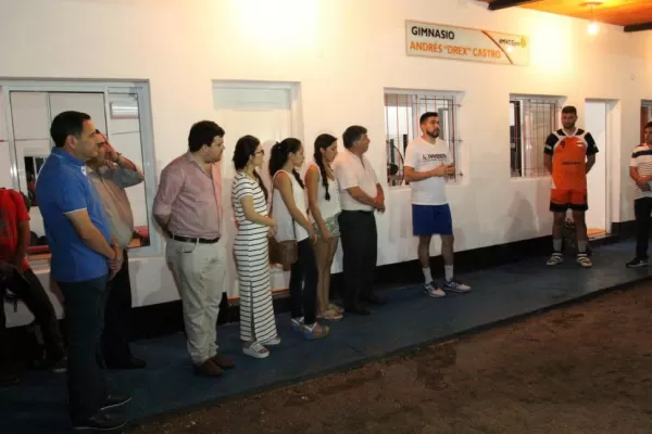 Un gimnasio recordará por siempre a Andrés Castro
