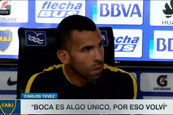 Tevez: tengo muchas cosas en la cabeza para pensar si me voy a China o no