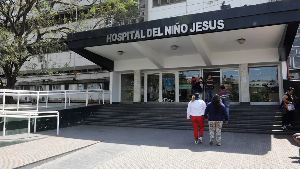 HOSPITAL DE NIÑOS. La menor golpeada fue atendida en este centro asistencial. ARCHIVO