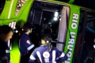 El colectivo cambió de carril y volcamos