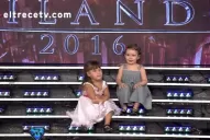 Pura ternura: las hijas de Peter Alfonso y del Polaco jugaron juntas durante la definición del Bailando 2016