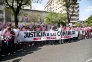 “Estamos aquí por ellas y vamos a seguir aquí hasta que el asesino esté en la cárcel”