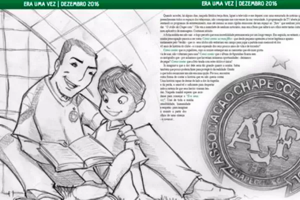 Invitado a jugar un partido en el cielo, el cuento de Chapecoense para explicar la tragedia a los niños
