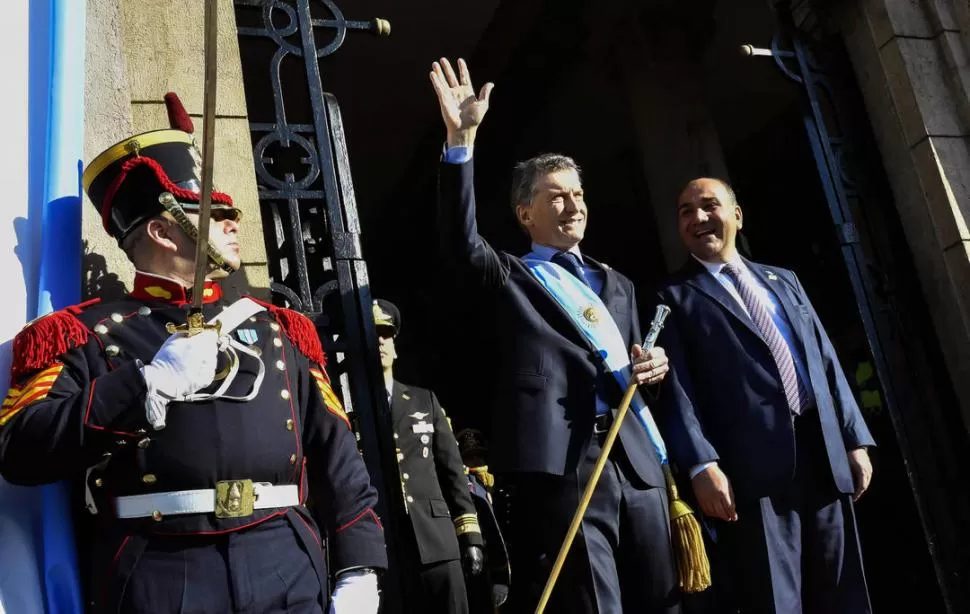 UN BICENTENARIO PARA LA HISTORIA. Macri presidió los festejos, Manzur celebró la buena relación con el PEN. presidencia