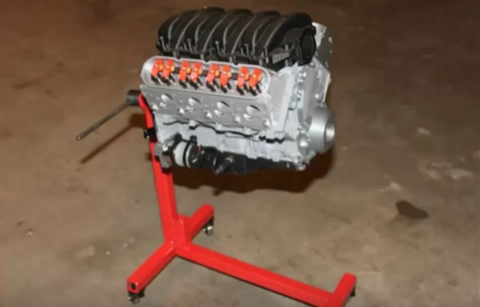 El motor hecho por una impresora 3D