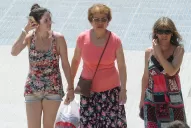 La sensación térmica rozó los 42° cerca del mediodía