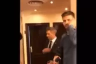 Neymar le hizo una broma a Piqué y el defensor se enfureció