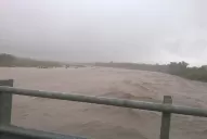 Preocupación por la crecida del río Gastona