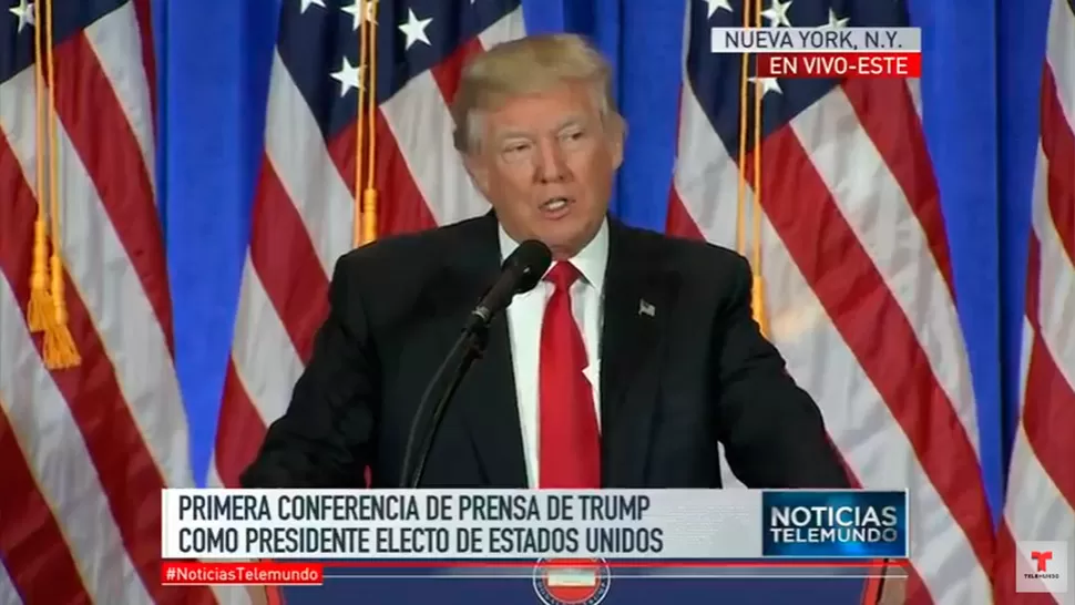 Trump afirmó que México pagará el muro y apuntó a Rusia por los ciberataques