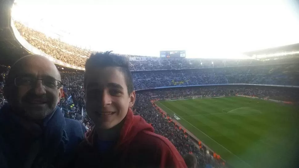 Dos tucumanos presenciaron el triunfo de Barcelona en el Camp Nou