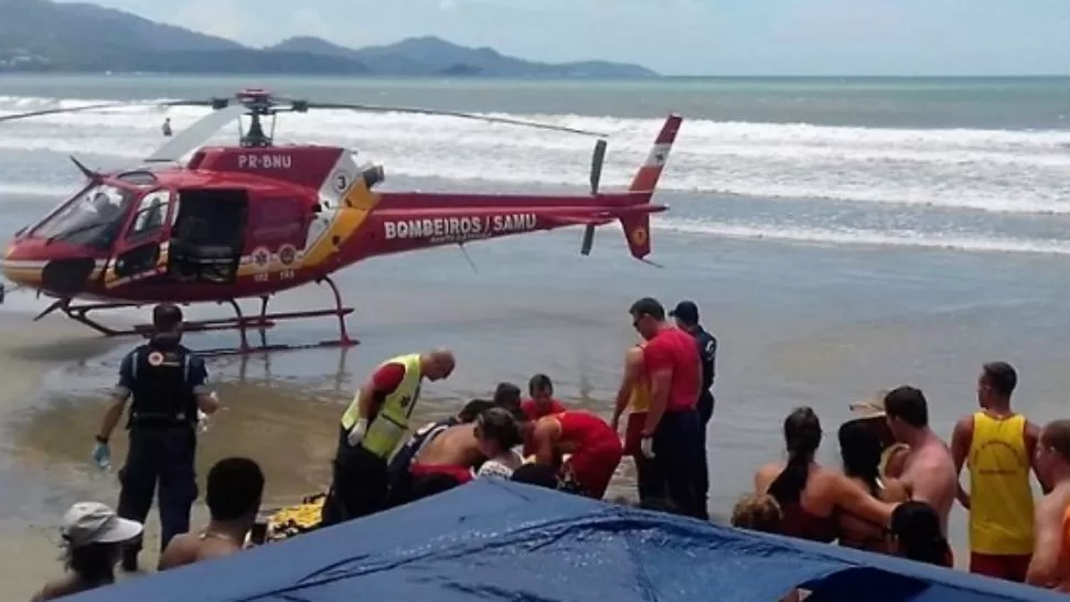Un turista argentino murió mientras veraneaba en las playas de Brasil