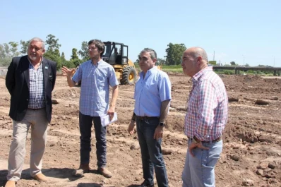 Comenzaron los trabajos de urbanización en la Costanera