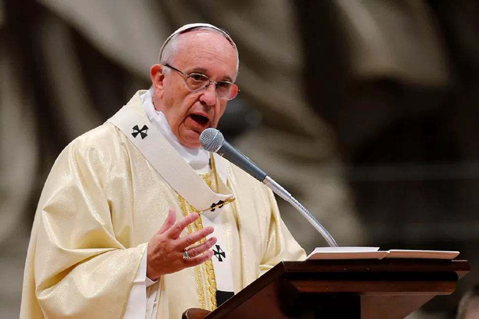 RELIGIÓN. Papa Francisco oró por los damnificados en Italia. FOTO ARCHIVO. 