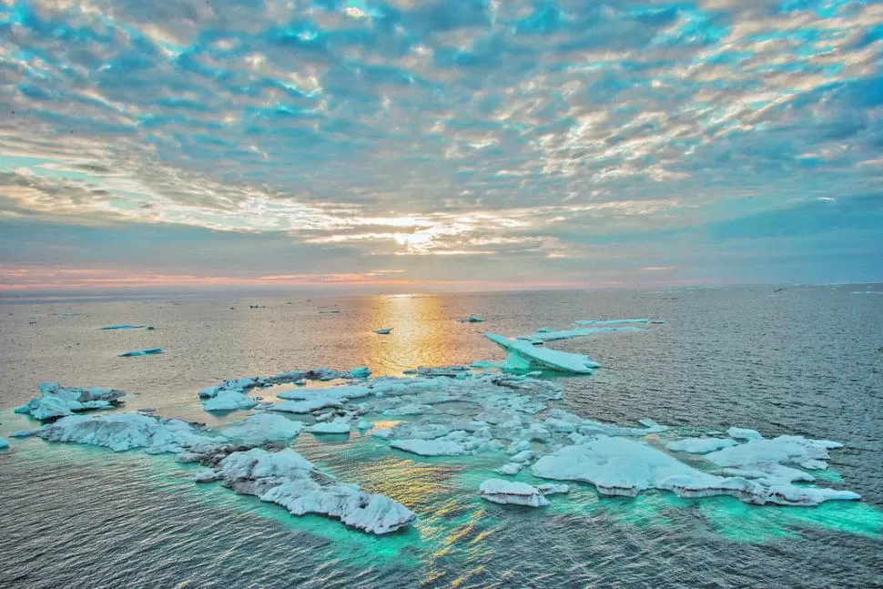 DESHIELO. “Lo que está pasando en el Artico es fuera de toda norma”, dijo Gavin Schmidt, jefe del Goddard Institute for Space Studies (NASA)  foto nyt-Esther Horvath 
