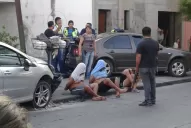 Persecución policial: cuatro hombres y una adolescente detenidos en la plazoleta Mitre