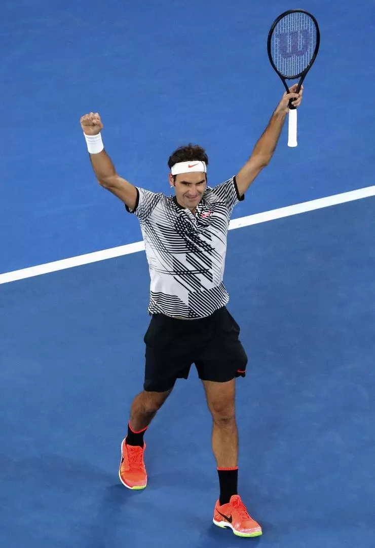 GANADOR. Federer sigue provocando emociones intensas en cada presentación. reuters 