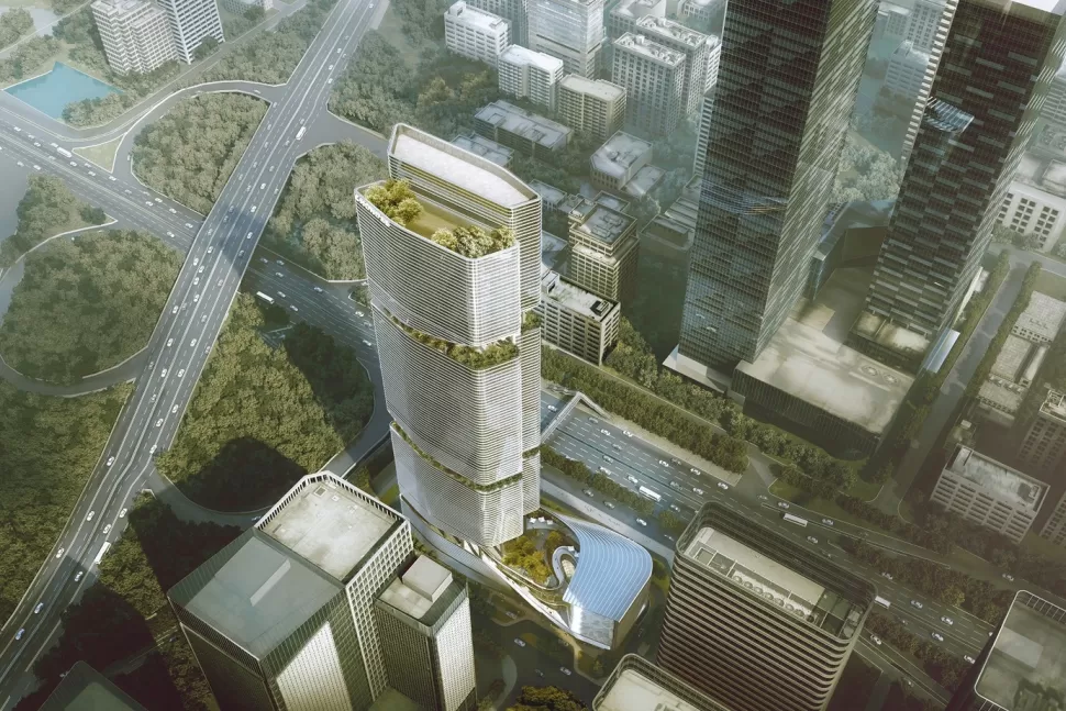 Así será el nuevo rascacielo de China inspirado en Bambú