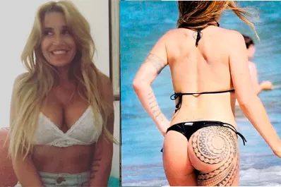 Florencia Peña se hizo un tatuaje jugado y va por más