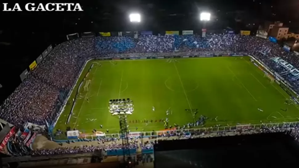 Mirá el gran recibimiento a Atlético visto desde un drone