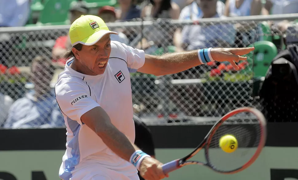 TORNEO. Carlos Berlocq busca igualar la serie. FOTO TOMADA DE LA NACION