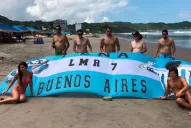 Los fanáticos de Atlético hacen una larga previa en las playas ecuatorianas