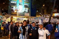Quito se vistió de celeste y blanco con el banderazo de los hinchas de Atlético