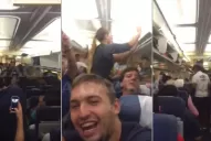 Video: Atlético fue ovacionado por los hinchas en el avión