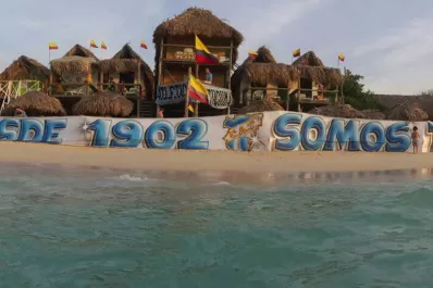 Los hinchas de Atlético comenzaron a llegar a Cartagena