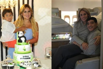 Dieguito Fernando cumplió años y Maradona pasó el día en un spa de Madrid