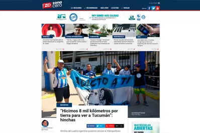 El viaje de los barras de Atlético sorprende a la prensa colombiana