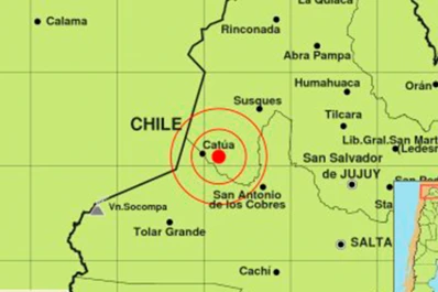 Un sismo de 6,7 grados sacudió esta mañana a Jujuy