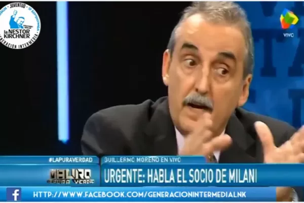 Guillermo Moreno defendió a Milani: “es inocente, no tengo ninguna duda