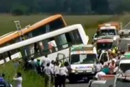 Ascienden a 10 los muertos por el choque de dos colectivos en Santa Fe