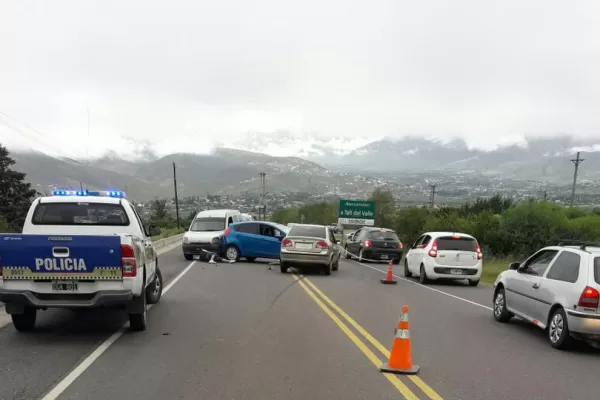 Alcoholizado, provocó un choque en cadena