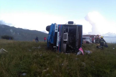 Dos accidentes en el camino a Los Valles