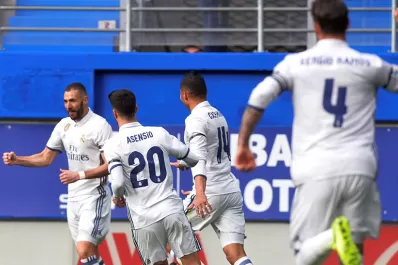 Real Madrid mostró su mejor versión y goleó a Éibar