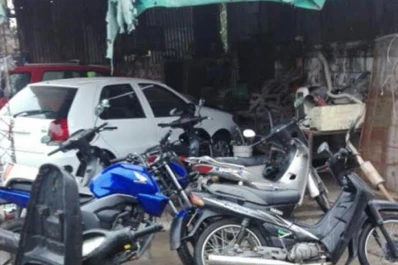 Rompieron el portón de una cochera y se llevaron seis motos