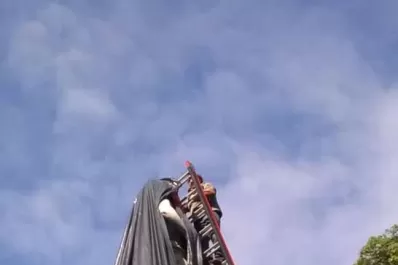 La estatua de La Libertad estará cubierta para mostrar la opresión de las mujeres