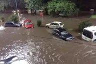 La tormenta no tuvo piedad en la ciudad capital
