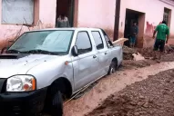 Las fotos del alud que cubrió calles y casas de Tilcara