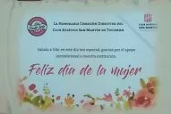 Por el día de la mujer, San Martín tuvo un gran gesto para las hinchas