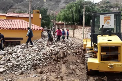Otra lluvia podría provocar un desastre mayor en Tilcara