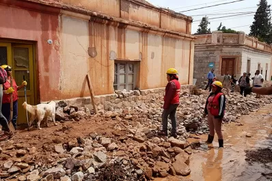 Alud en Tilcara: hay 60 evacuados y demolerán 50 casas