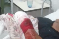 Un sargento tuvo que esconderse en un baño para que no lo maten